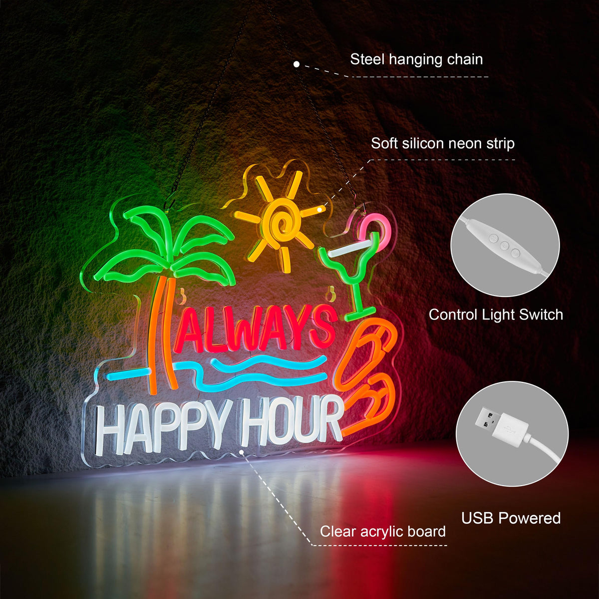 ZODZ transparent backplate adds sleek, modern look to man caves.