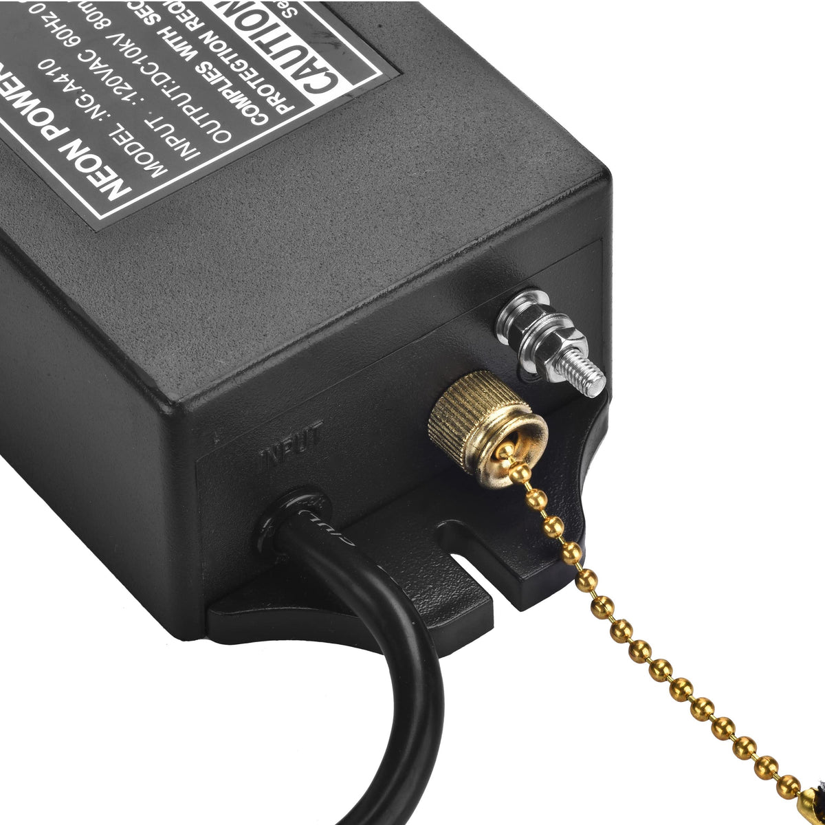 ZODZ UL-approved neon power supply ensuring safe operation in US and Canada.