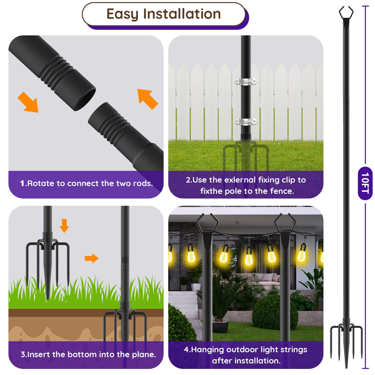 Zoegi quick-disassembly and storage for tidy outdoor spaces.