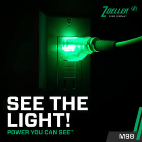 Automatic float switch on Zoeller M98 Flow-Mate enables hands-free operation