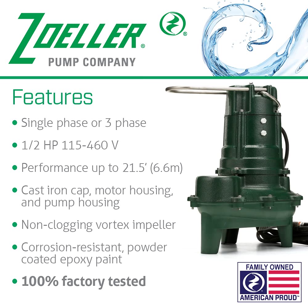 Zoeller Waste-Mate 267-0001 switch mechanism demonstrates reliable automatic control.