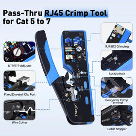 ZOERAX ethernet crimp tool for precise terminations on cables