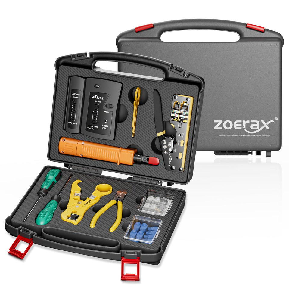 ZOERAX network tool kit case for portable on-site networking