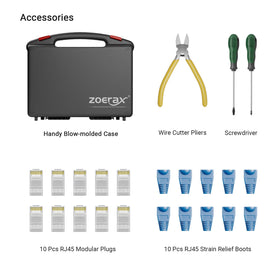 ZOERAX stripper and cutter set for versatile cable work