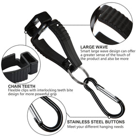 Detachable ZOEYES clip demonstrates versatile attachment options.