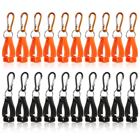 ZOEYES glove clips on a belt loop in black for secure hands-free access.