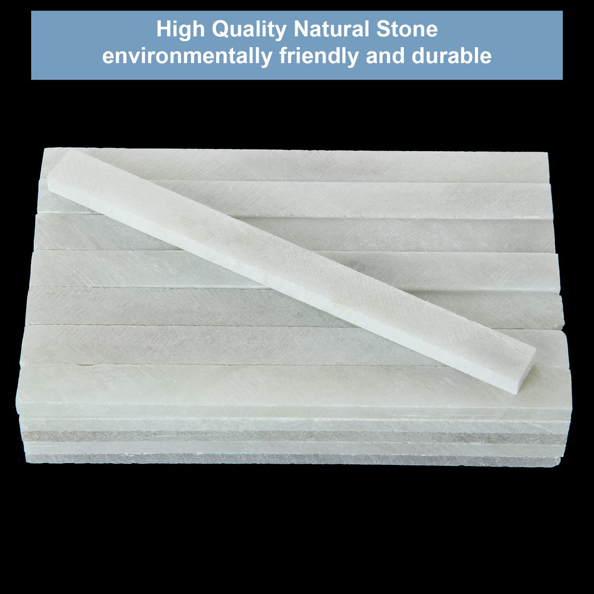 ZOEYES natural white soapstone material for durable metal work markings.