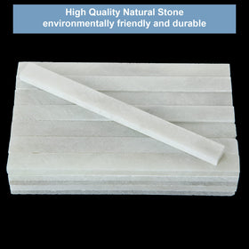 ZOEYES natural white soapstone material for durable metal work markings.
