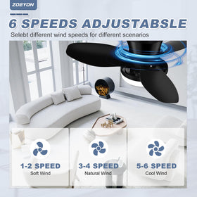 Zoeyon 3-color temperature and stepless dimming, customizable ambiance.