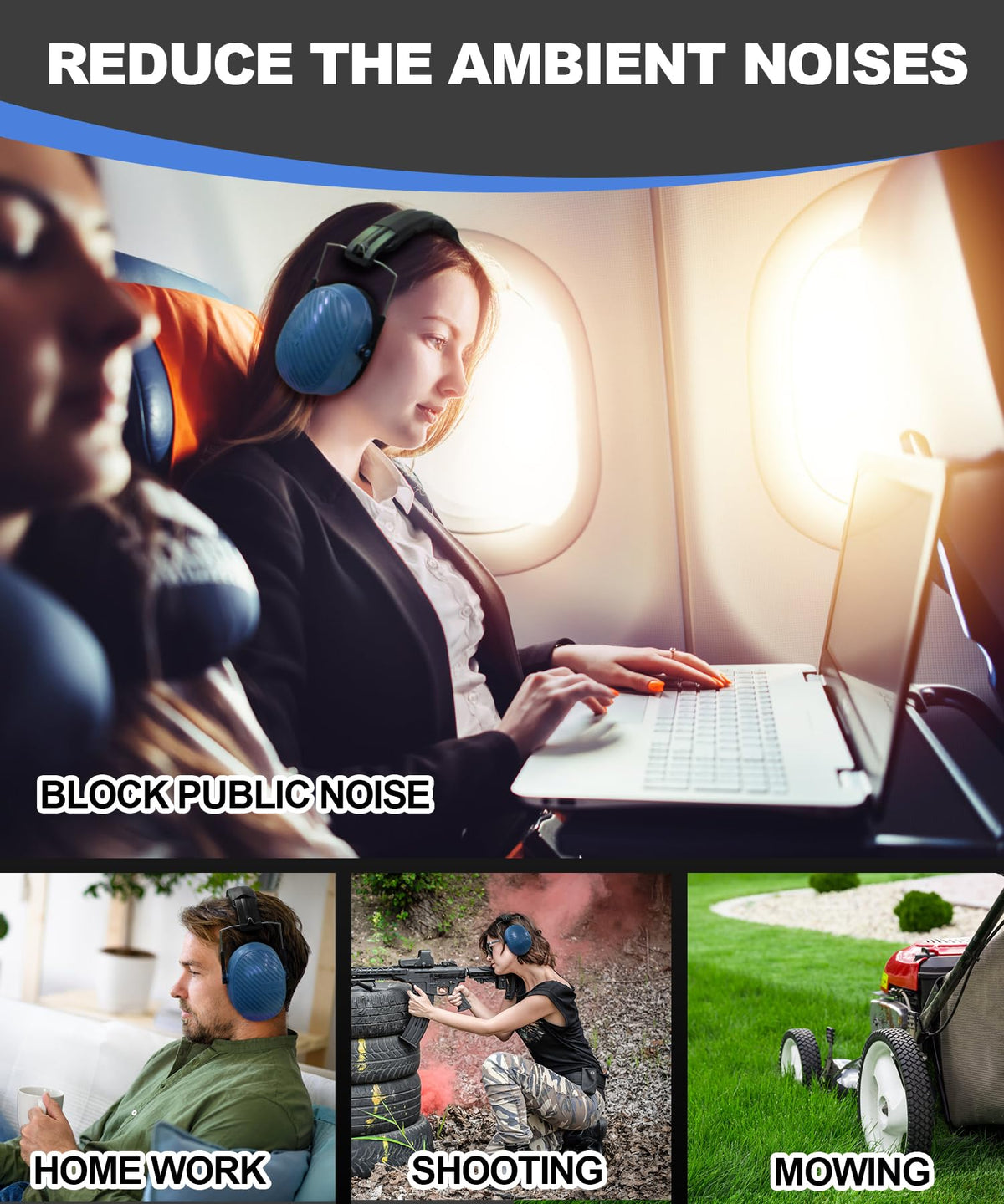 ZOHAN 019 at events or concerts offering hearing protection and focus.