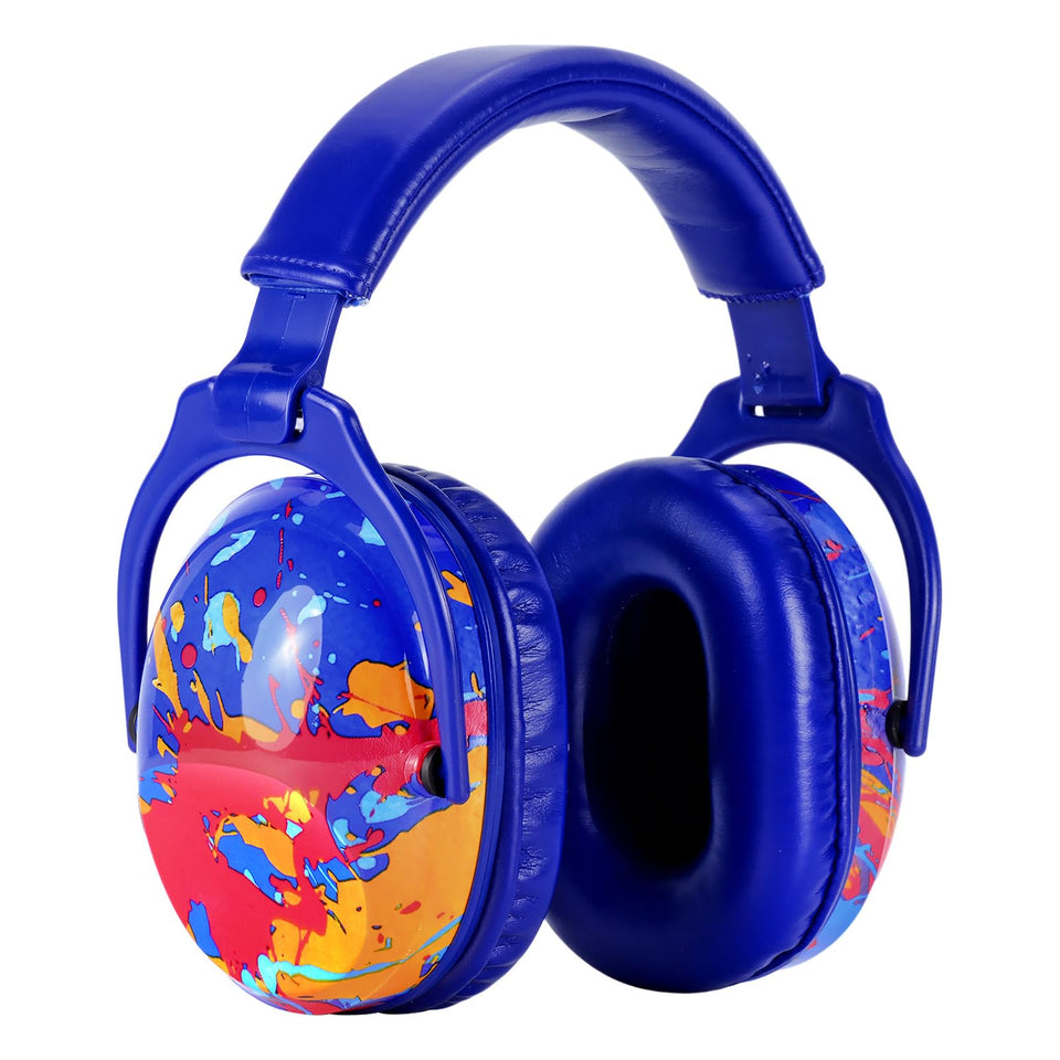 ZOHAN EM030 kids ear protection with over-ear cushions for comfortable wear.