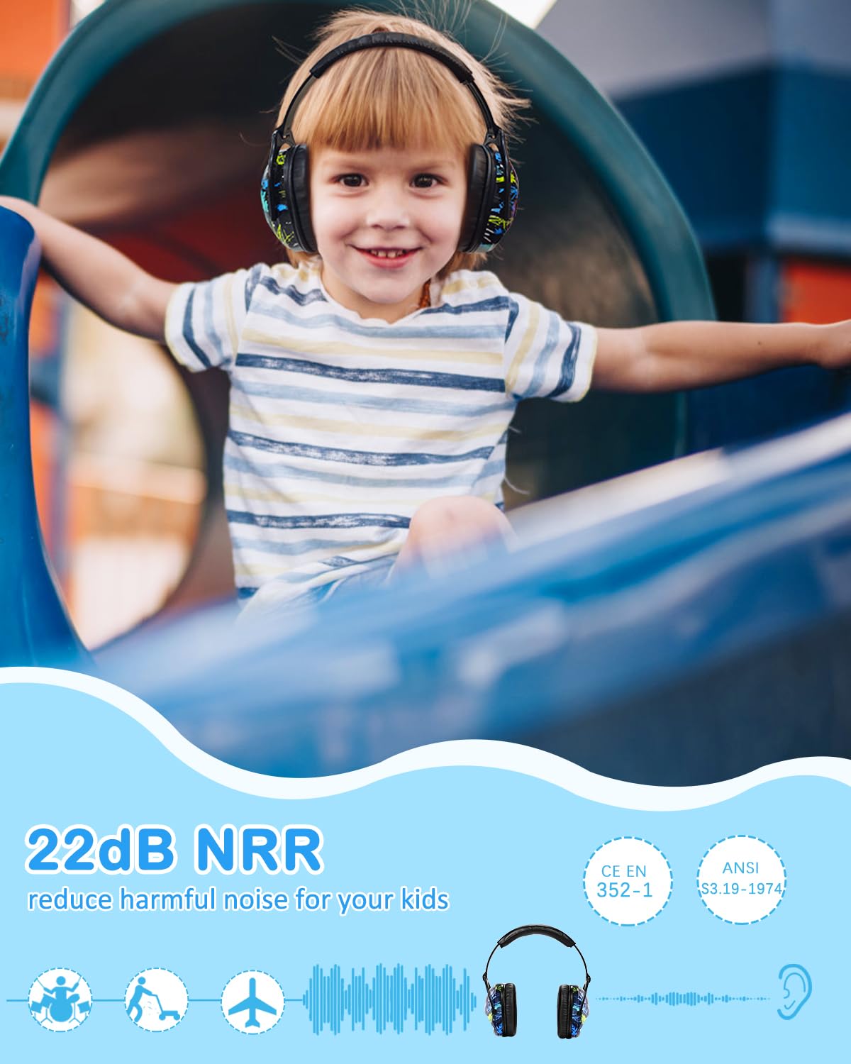 ZOHAN EM030 22dB NRR helps reduce loud noise at events.