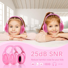 ZOHAN Kids Ear Protection 2Pack yellow storage bags included for easy transport.