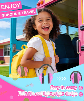 ZOHAN Kids headphones lightweight design for extended wear.