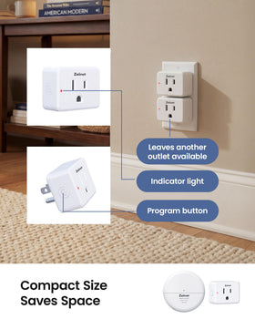 Zoiinet adjustable detection range from 7 to 26 feet fits various rooms.