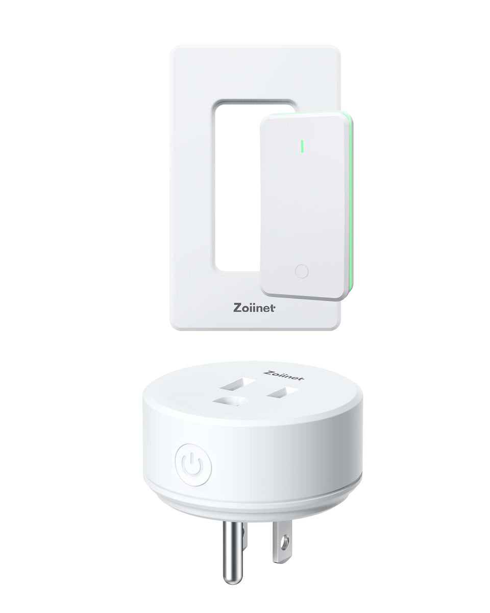 Zoiinet remote control outlet plug for effortless wireless power in any room.