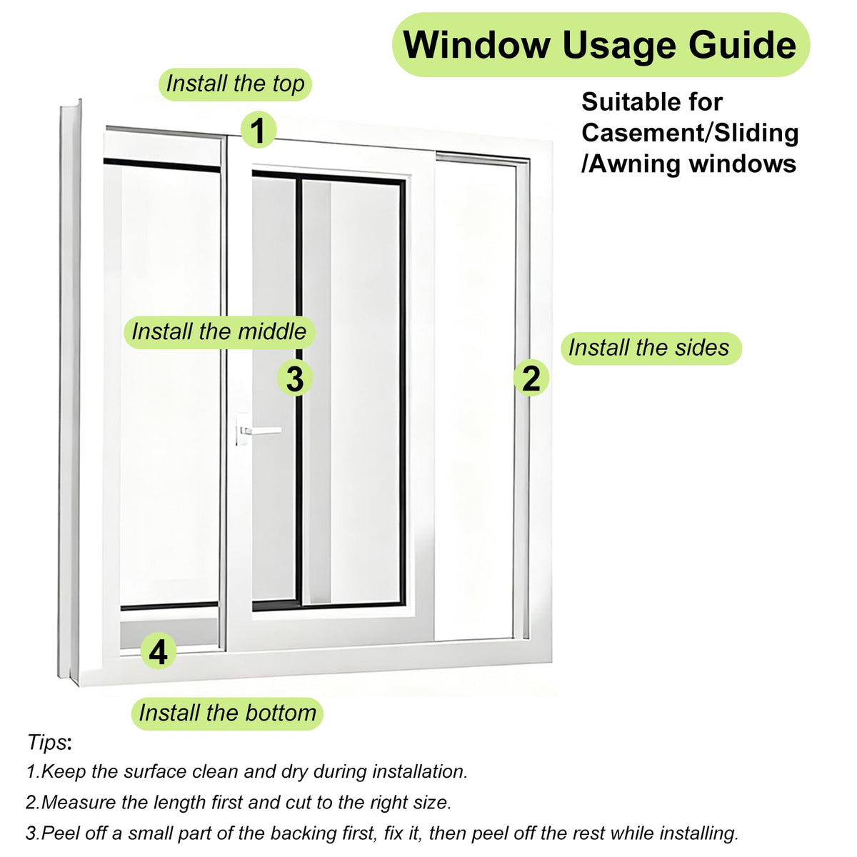 ZOMPAGO door-gap seal closeup highlighting lint-free felt brush for long-lasting sealing.