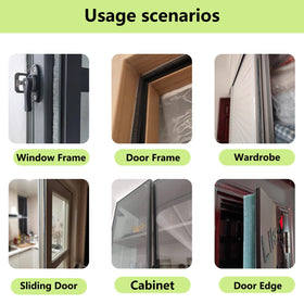 ZOMPAGO window-insulation-closeup demonstrates wind and dust seal