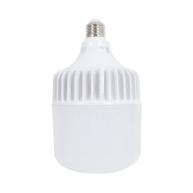 ZONE INDUSTRY CORP LED bulb glowing at 5000 lumens for a bright garage workspace.