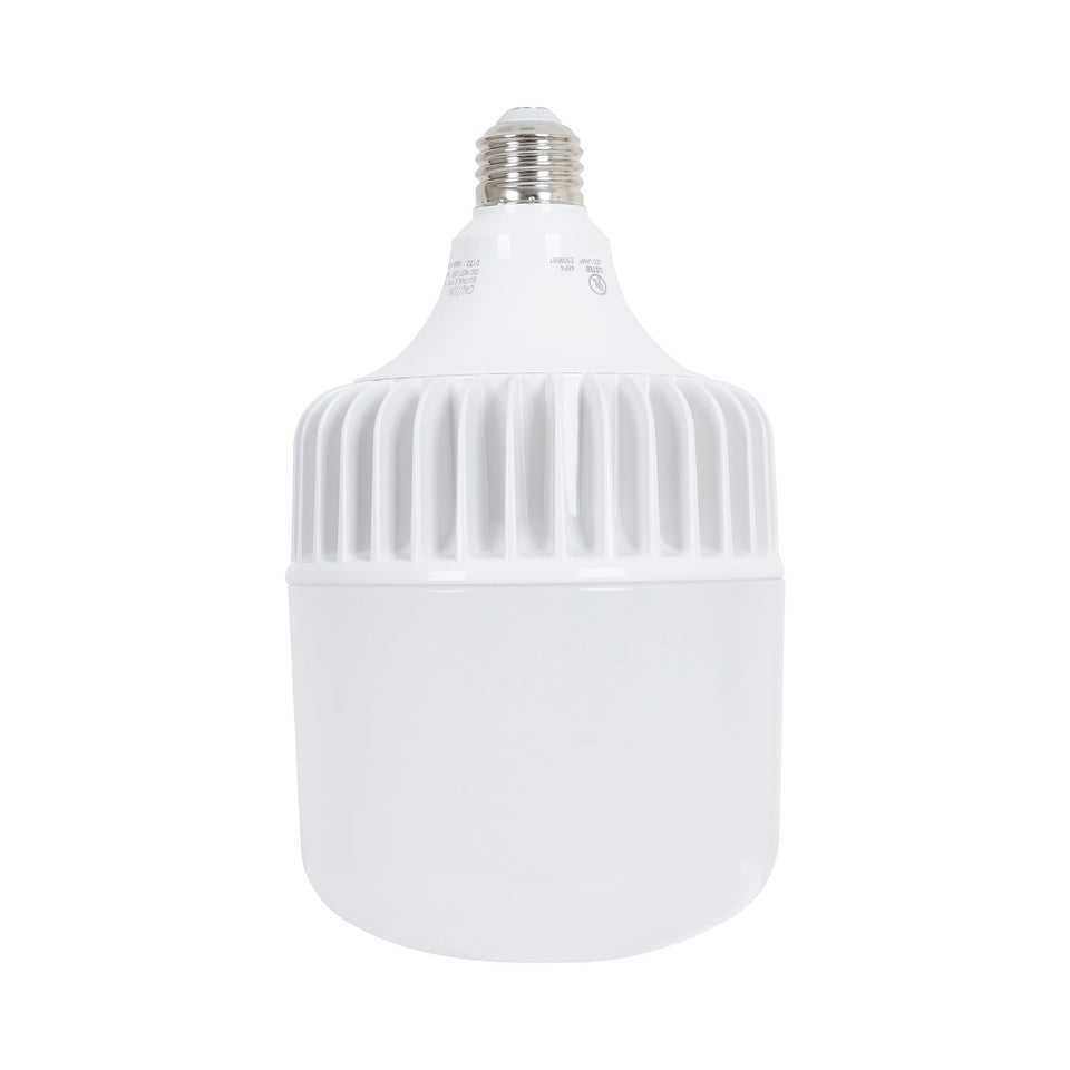 ZONE INDUSTRY CORP LED bulb glowing at 5000 lumens for a bright garage workspace.