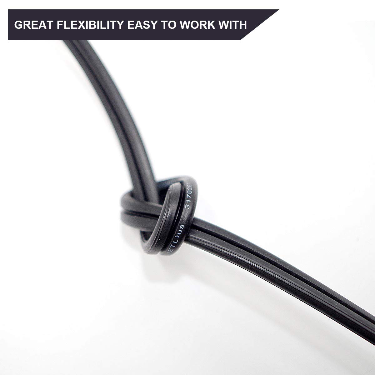 Zonegrace long flexible copper wire enables easy landscape routing