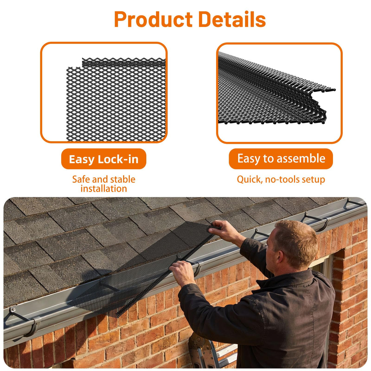 ZoneGrace micro-mesh design allows high water flow while filtering pine needles and debris.