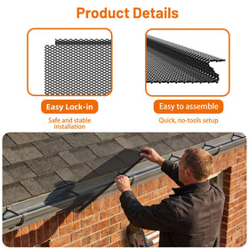 ZoneGrace micro-mesh design allows high water flow while filtering pine needles and debris.