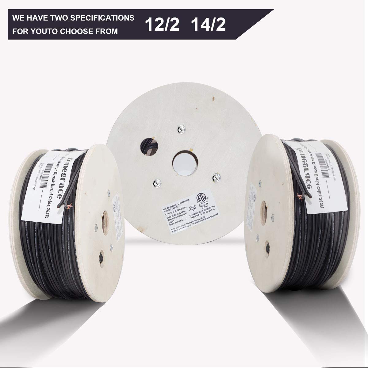 Zonegrace wooden spool packaging keeps cables organized during storage