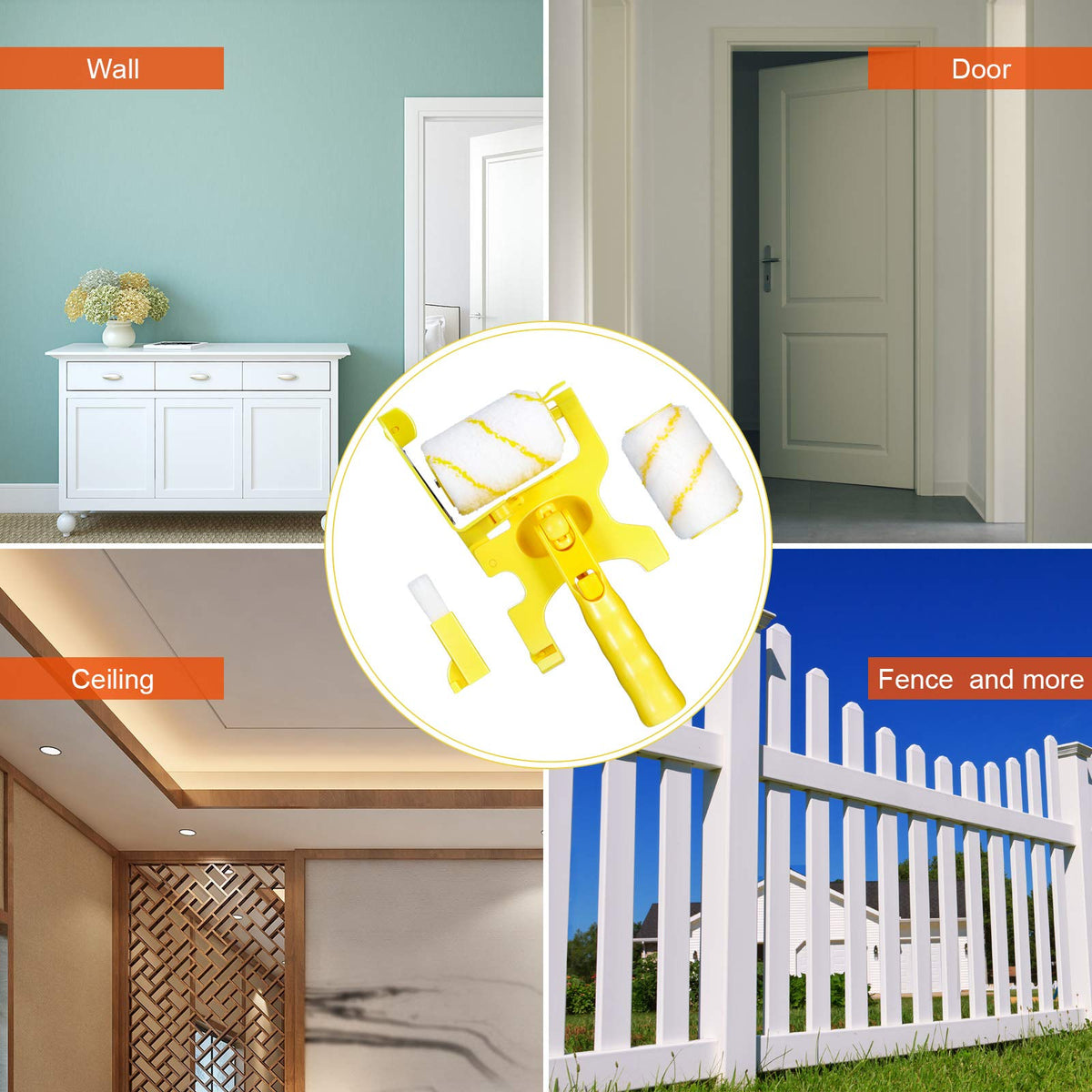 Zonon 9-set edge and corner painting to define clean lines.
