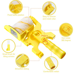 Zonon edger handle rotation enables versatile angles for ceilings and edges.