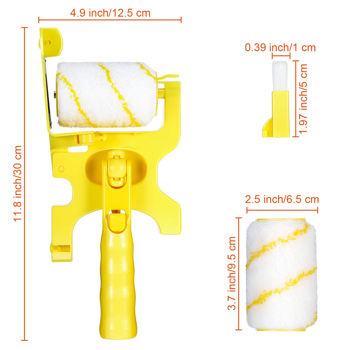 Zonon 9-set edger kit used on window frames for crisp finishes.
