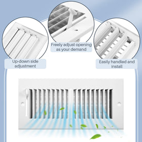 Zonon airflow-optimized vent cover improves HVAC efficiency in busy spaces.