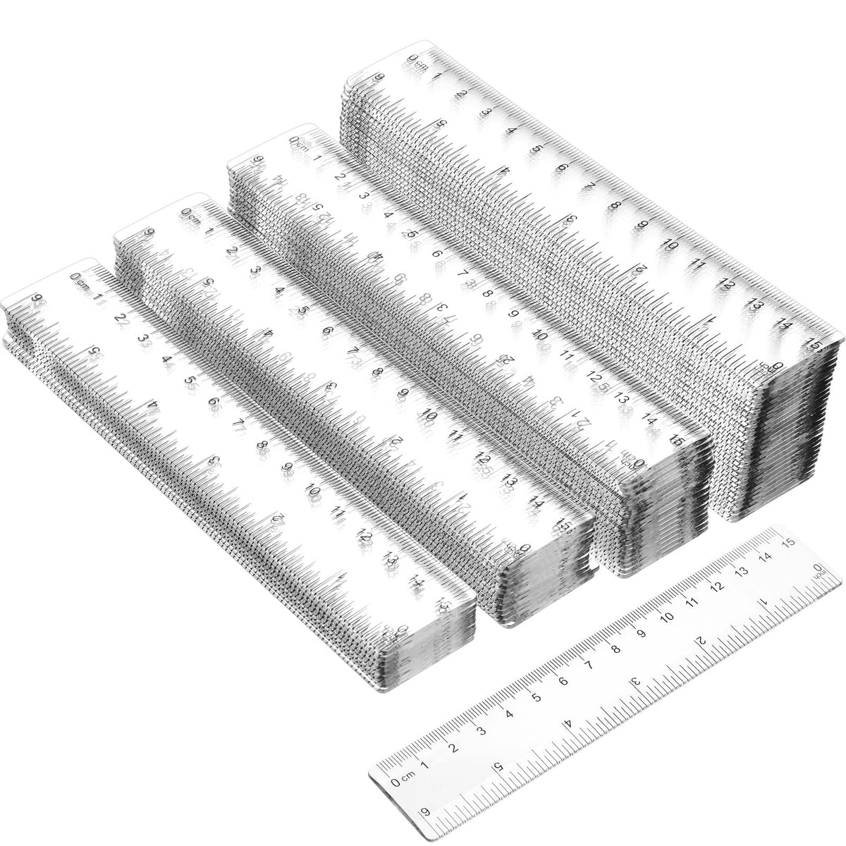 Zonon bulk 6-inch rulers for classrooms and study desks.