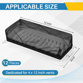Zonon vent cover keeps pet hair out while maintaining airflow