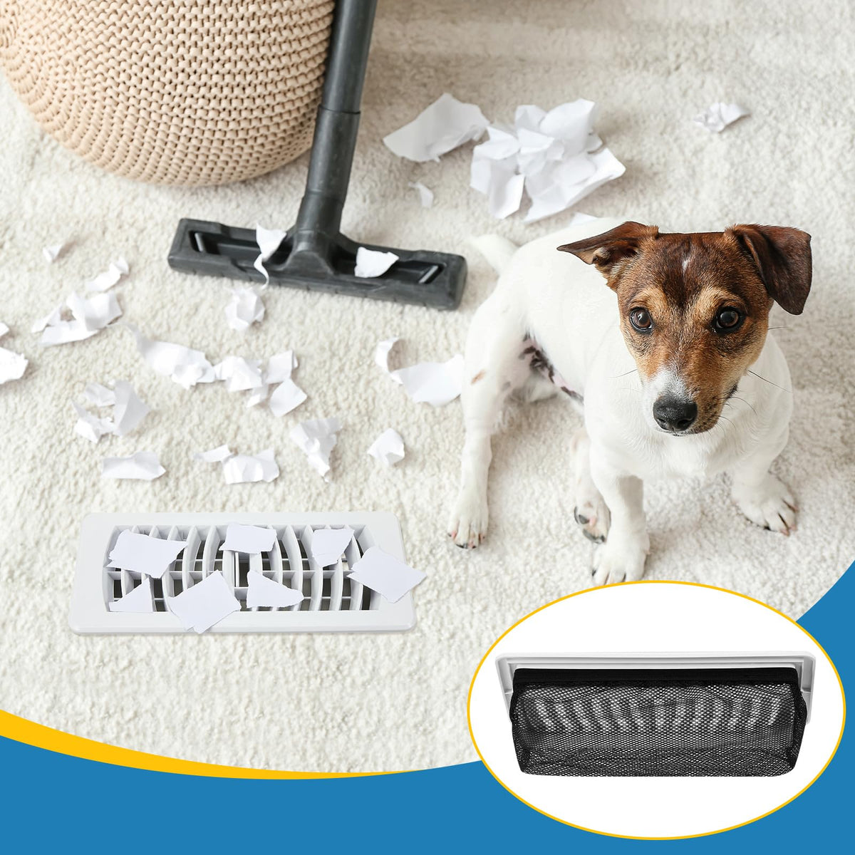 Zonon vent cover fits ceilings, walls, and floors with various vent types