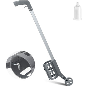 Zonon wheeled marking wand in grey for precise side-push line marking.