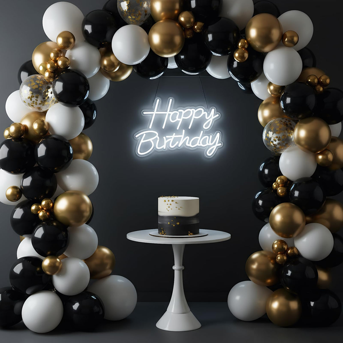 Zontruxe dimmable birthday sign with adjustable brightness.