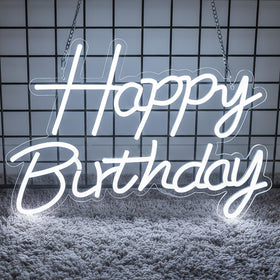 Zontruxe Happy Birthday Sign backdrop for festive party photos.