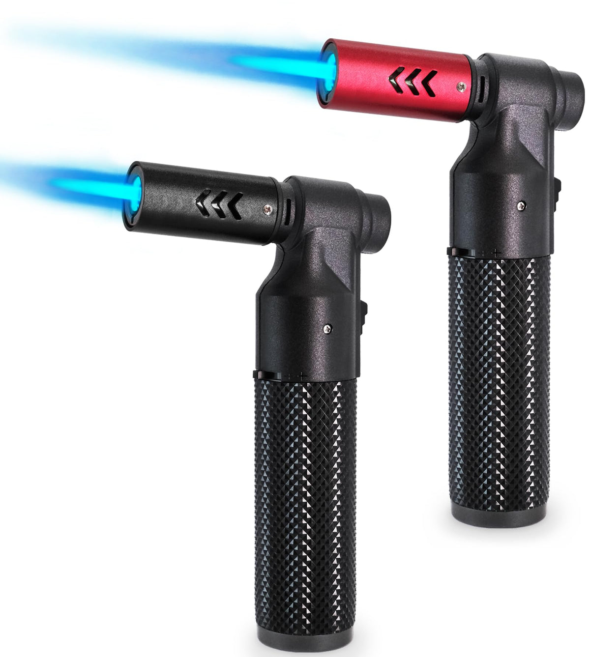 Zoocura two-pack butane torch big jet flame for fast ignition.