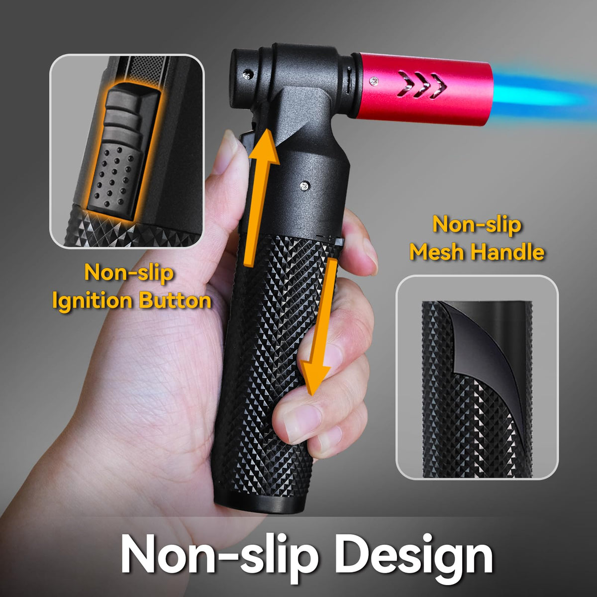 Zoocura flame control knob lets you tailor flame size.