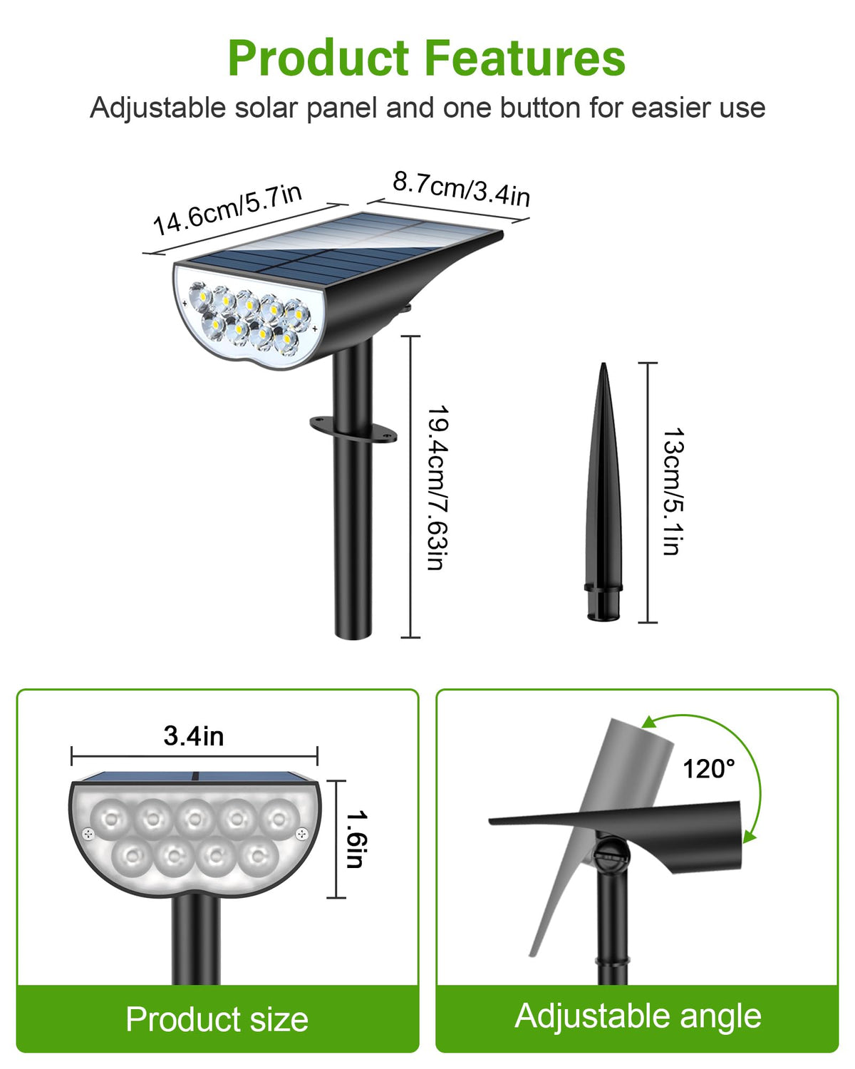 ZOOKKI ground stake setup enables easy installation in gardens and yards