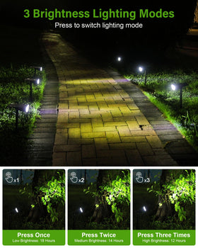 ZOOKKI IP65 waterproof solar spotlight withstands weather while illuminating outdoor spaces