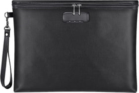 ZOOPIP fireproof bag with locked zip secures documents during travel