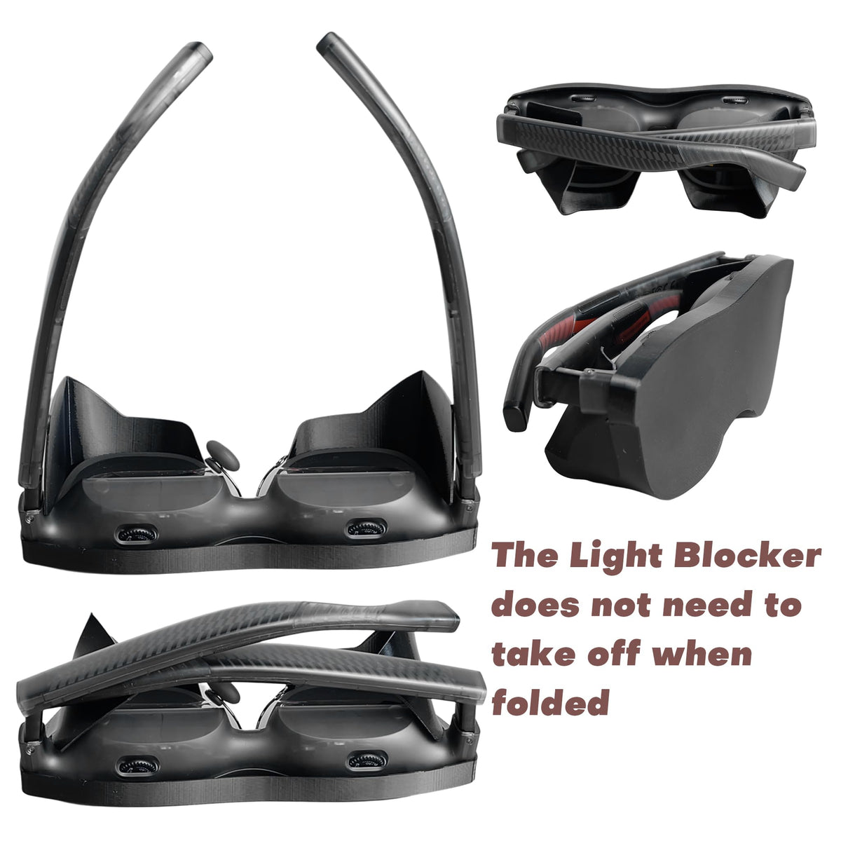 Zooplan Full Light Blocker compatible with XREAL, RayNeo, and VITURE Luma/Beast series.