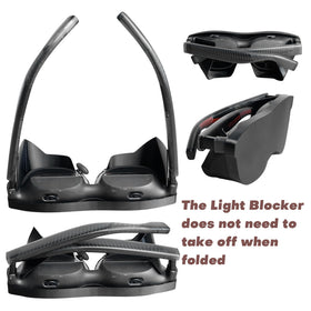 Zooplan Full Light Blocker compatible with XREAL, RayNeo, and VITURE Luma/Beast series.