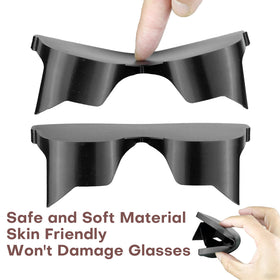 Zooplan Full Light Blocker protective bumper shields glasses from dust and scratches.