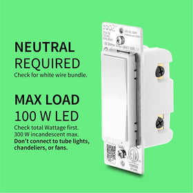 Zooz 800LR dimmer in a 4-way configuration for multi-box lighting control.