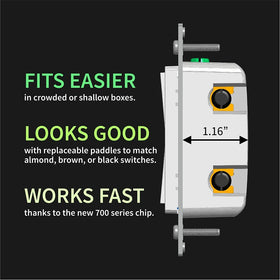 Zooz 800LR dimmer range test feature for connectivity checks.
