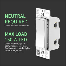 Zooz Zen72 800LR hub control image for app-based dimming