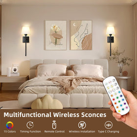 ZornLots wall sconce remote control for wireless dimming.